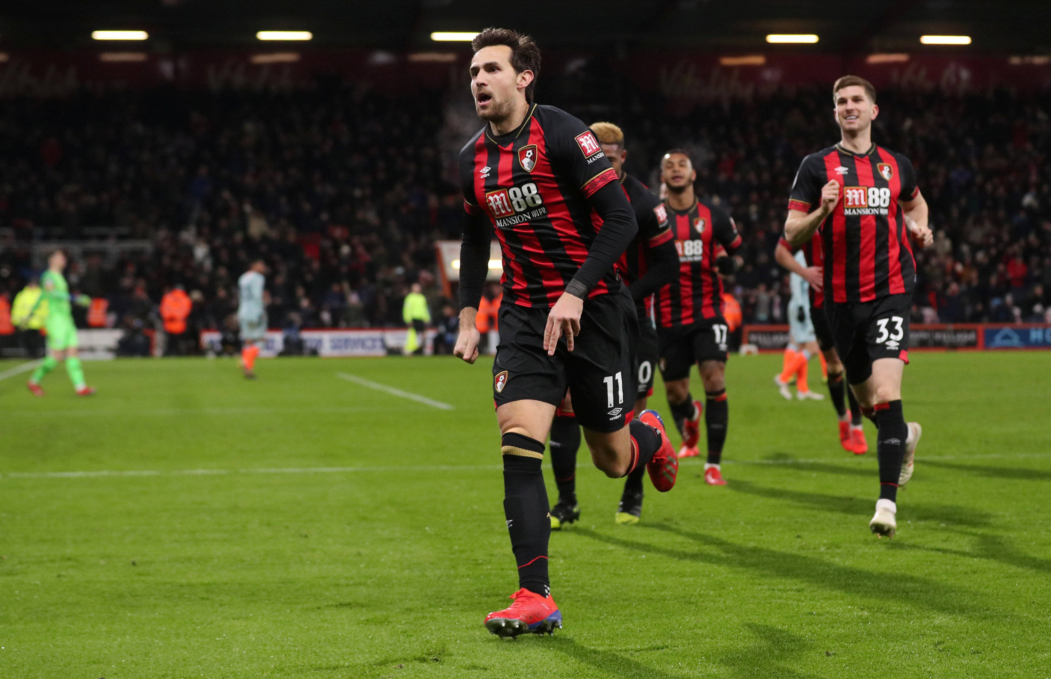 斯托克城遭遇惨败，不敌伯恩茅斯