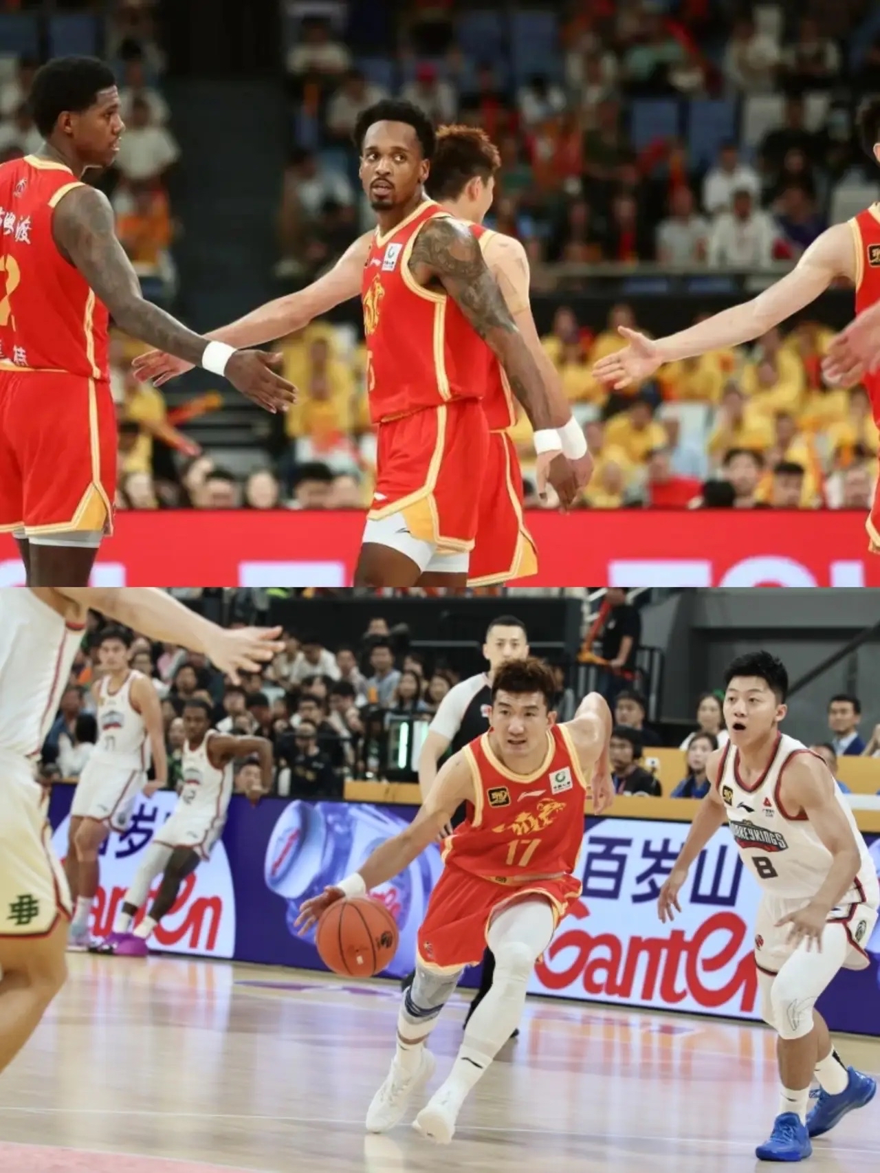 男篮联赛中众多球员展现出色的比赛状态